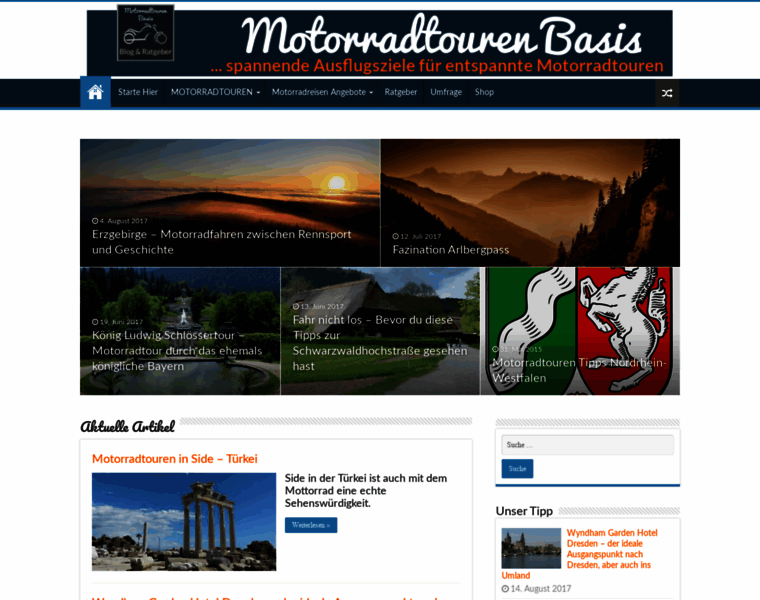 Motorradtouren-basis.de thumbnail