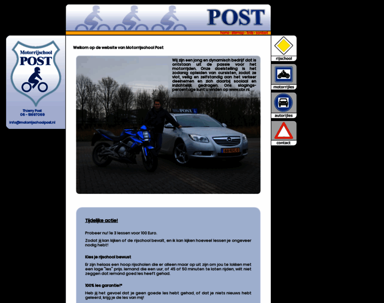 Motorrijschoolpost.nl thumbnail
