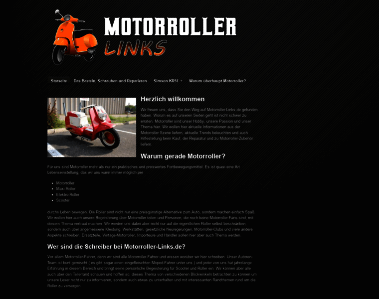 Motorroller-links.de thumbnail