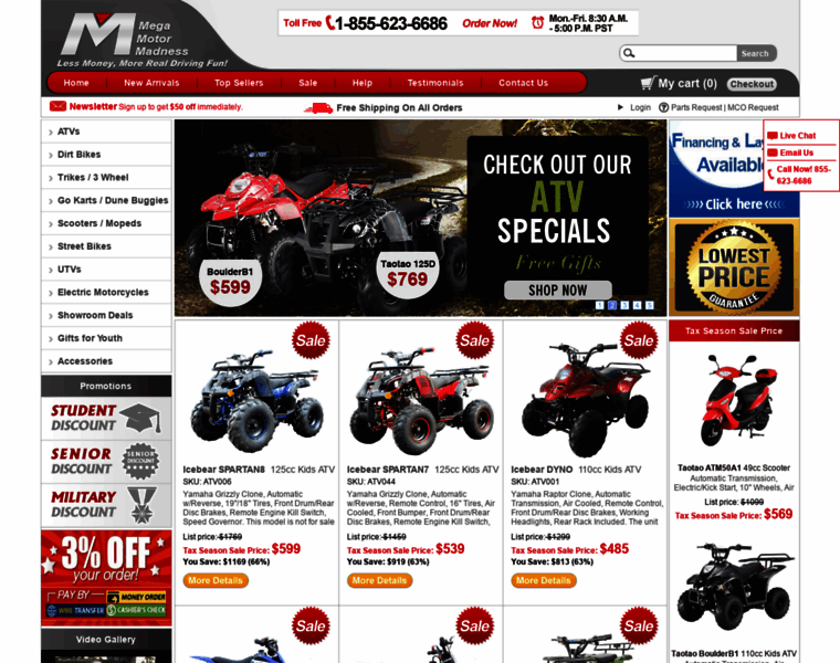 Motorscootershops.com thumbnail