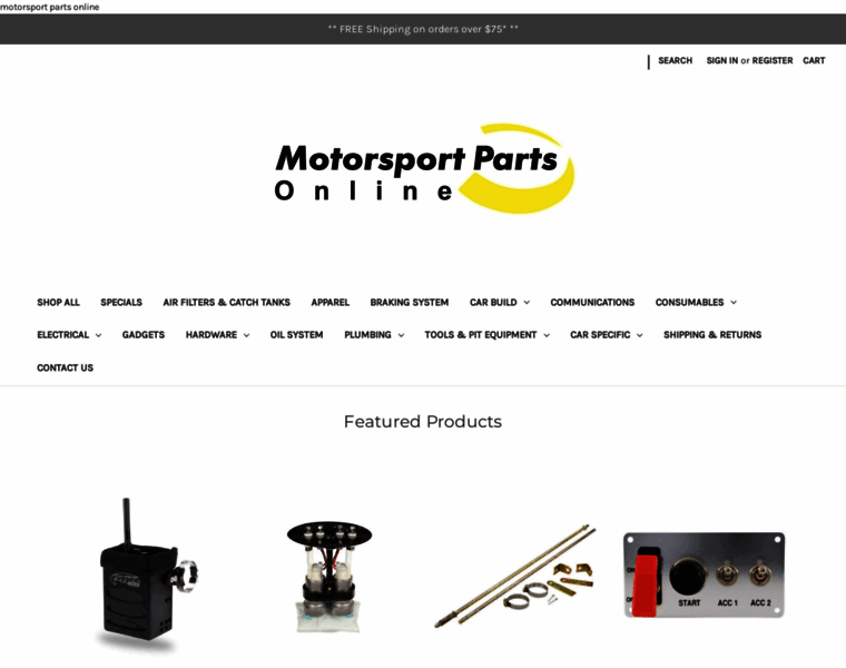 Motorsportpartsonline.com.au thumbnail