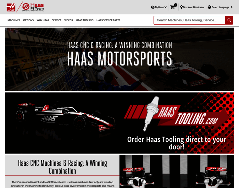 Motorsports.haascnc.com thumbnail
