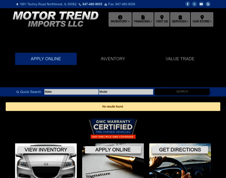 Motortrendimports.com thumbnail
