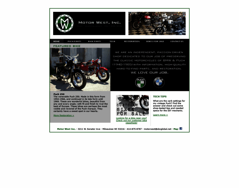 Motorwestmotorcycles.com thumbnail