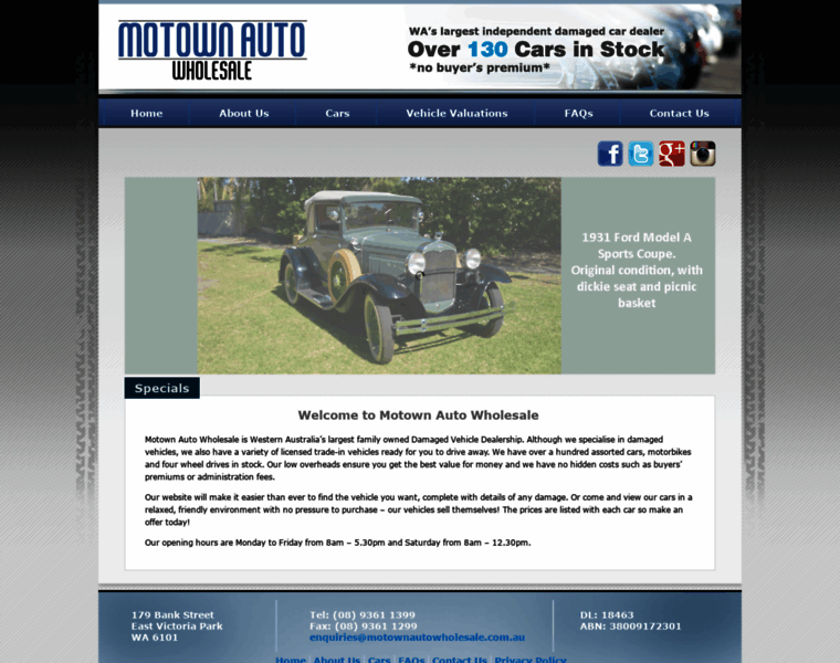 Motownautowholesale.com.au thumbnail