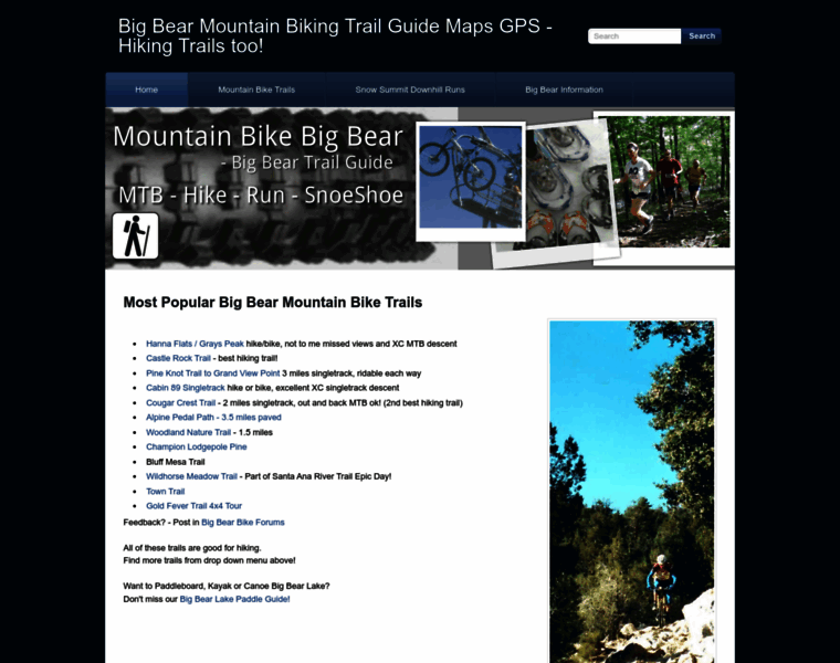 Mountainbikebigbear.com thumbnail