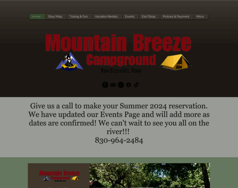 Mountainbreezecamp.com thumbnail