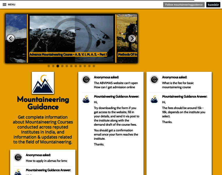 Mountaineeringguidance.com thumbnail