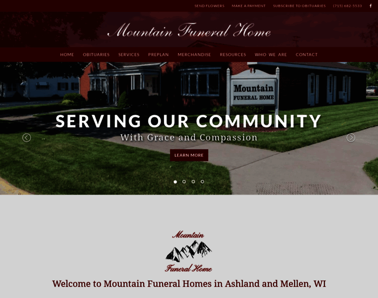Mountainfuneralhomes.com thumbnail