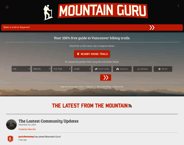 Mountainguru.com thumbnail