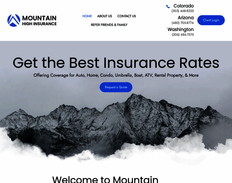Mountainhighinsurance.com thumbnail
