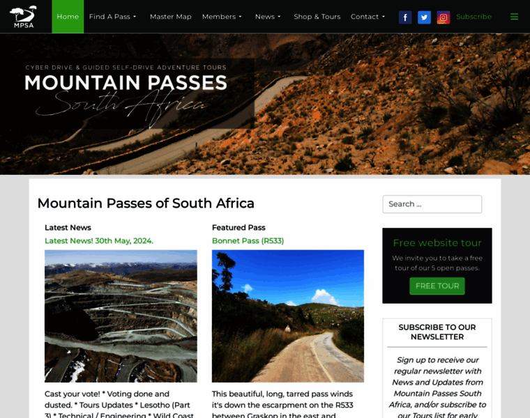 Mountainpassessouthafrica.co.za thumbnail