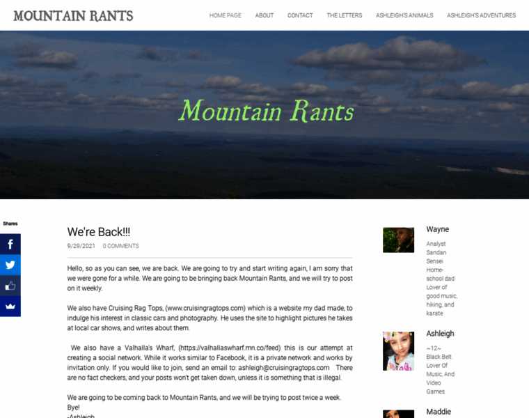 Mountainrants.weebly.com thumbnail