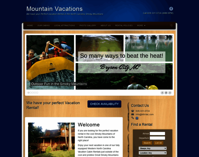 Mountainvacationdeals.com thumbnail