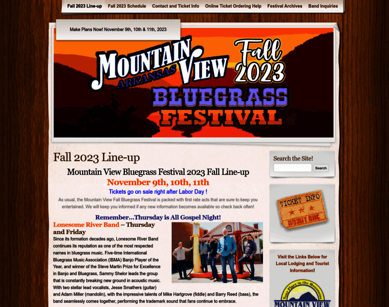 Mountainview-bluegrass.com thumbnail
