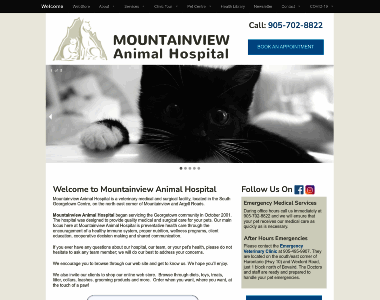 Mountainviewanimalhospital.ca thumbnail