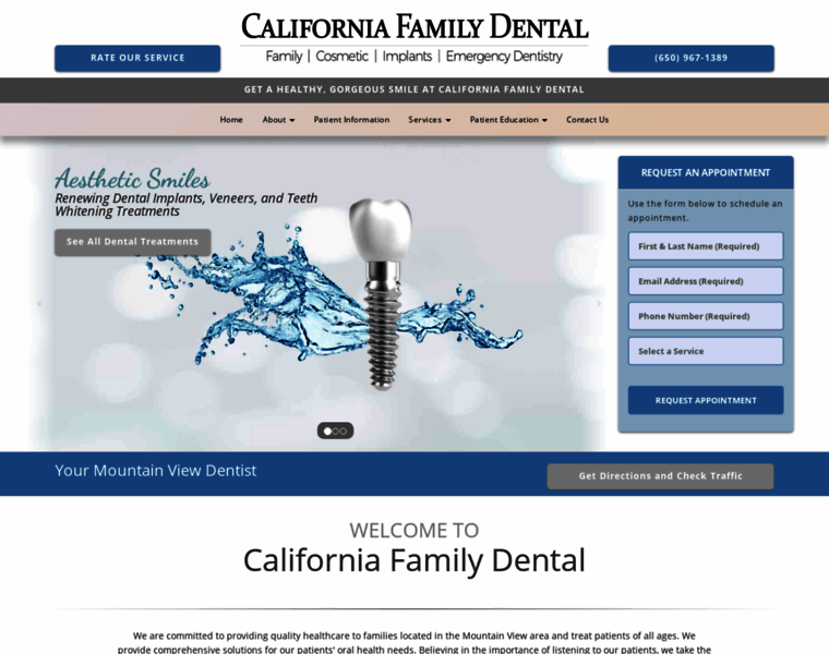 Mountainviewcosmeticdentist.com thumbnail