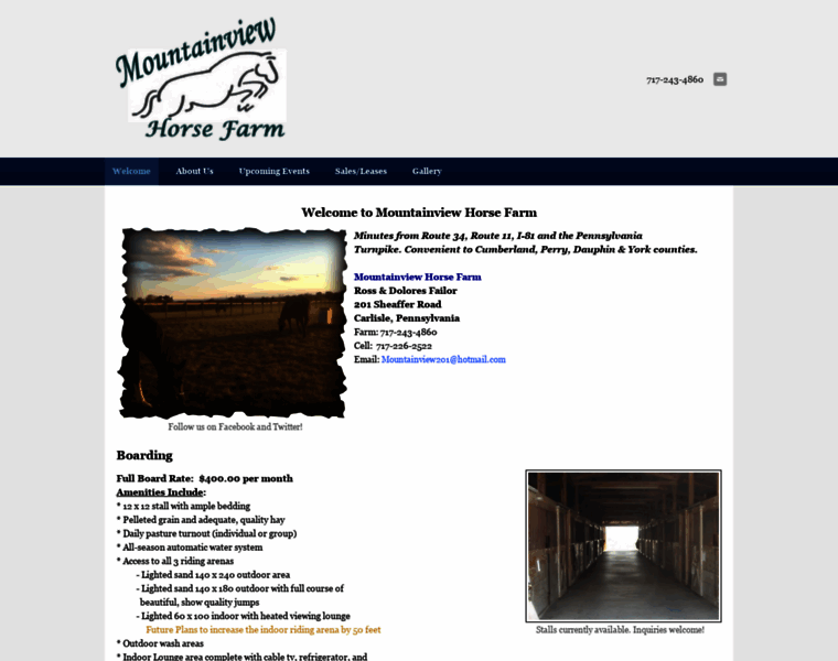 Mountainviewhorsefarm.com thumbnail