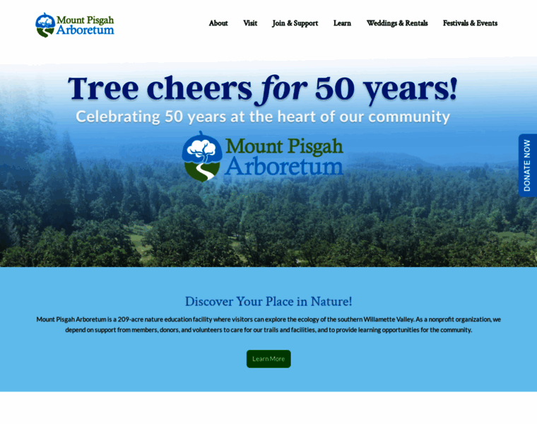 Mountpisgaharboretum.com thumbnail