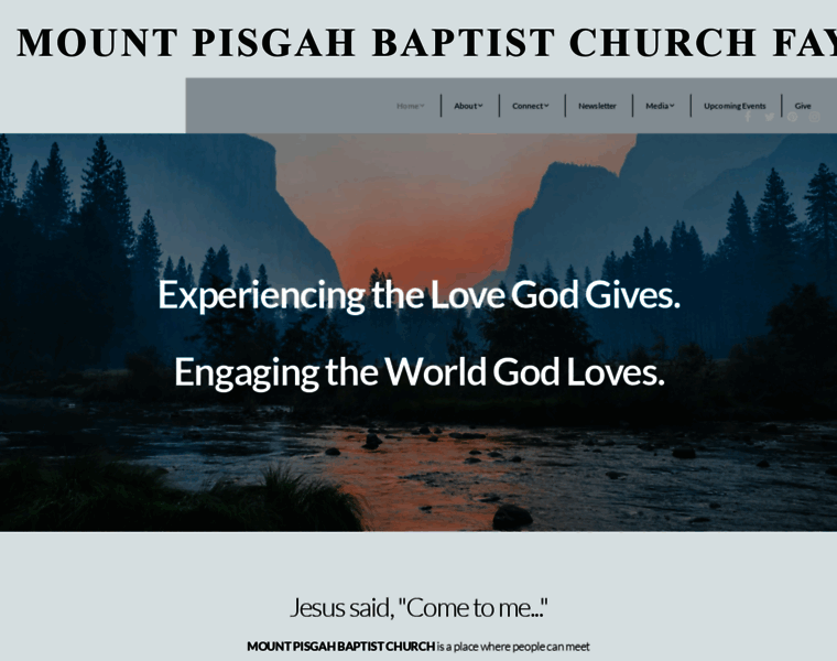 Mountpisgahbaptist.org thumbnail