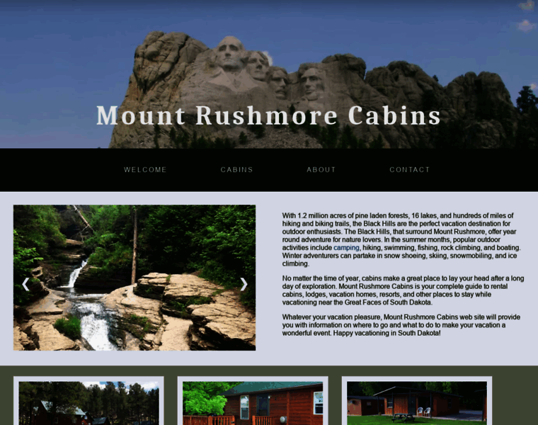 Mountrushmorecabins.com thumbnail