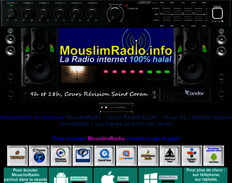 Mouslimradio.info thumbnail
