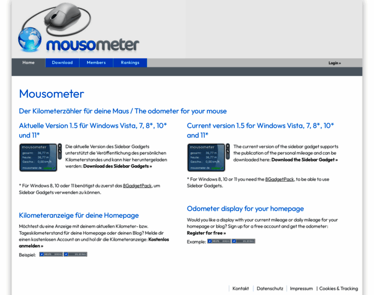 Mousometer.de thumbnail