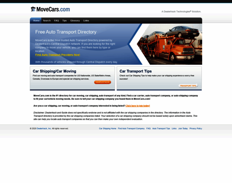 Movecars.com thumbnail