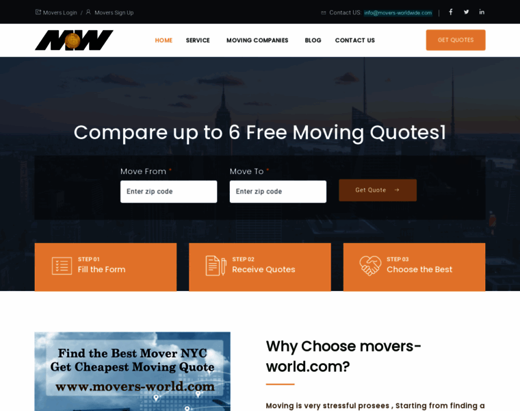 Movers-world.com thumbnail