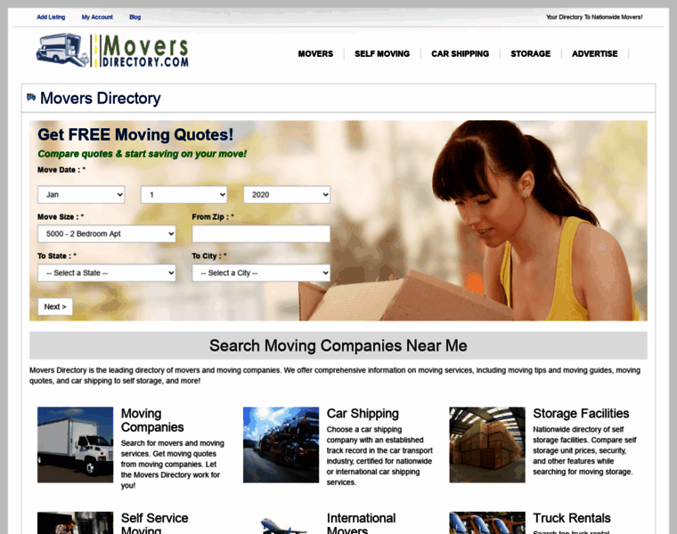 Moversdirectory.com thumbnail