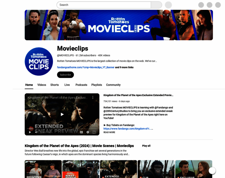 Movieclips.com thumbnail