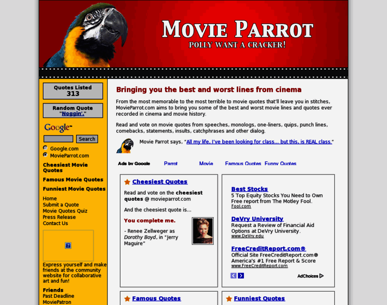 Movieparrot.com thumbnail
