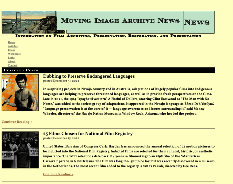 Movingimagearchivenews.org thumbnail Movingimagearchivenews.org thumbnail