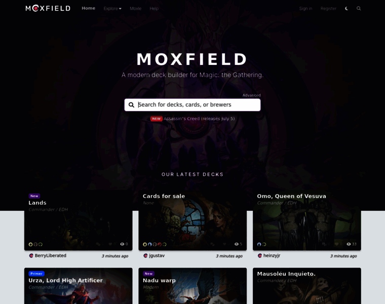 Moxfield.com thumbnail