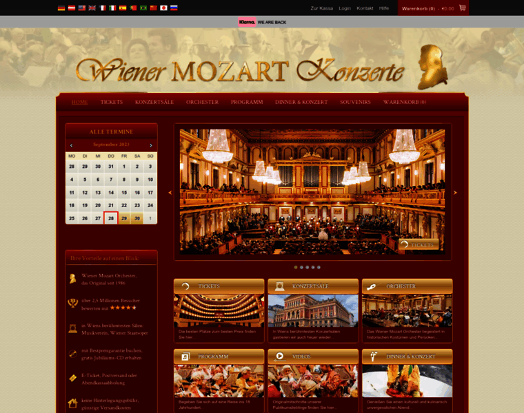 Mozart.co.at thumbnail