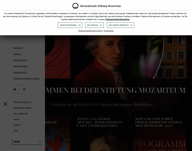 Mozarteum.at thumbnail