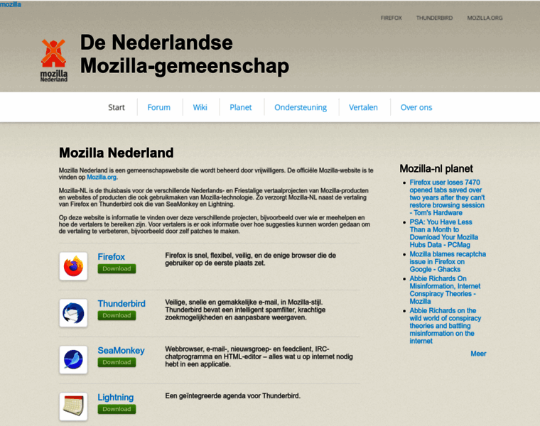 Mozilla-nl.org thumbnail