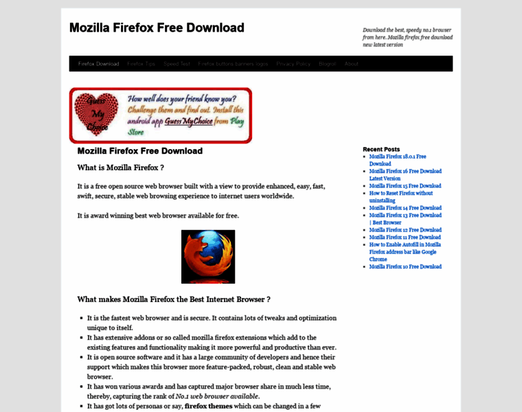Mozillafirefoxfreedownload.in thumbnail