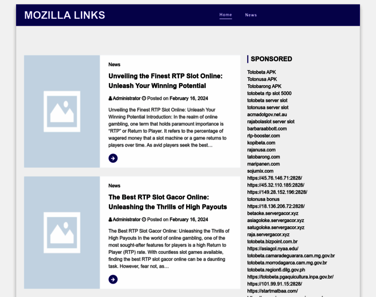 Mozillalinks.org thumbnail