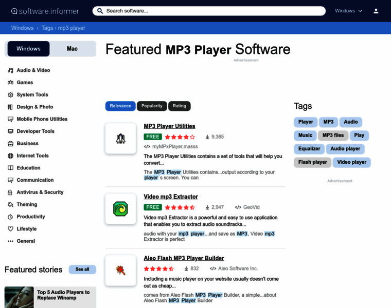 Mp3-player1.software.informer.com thumbnail