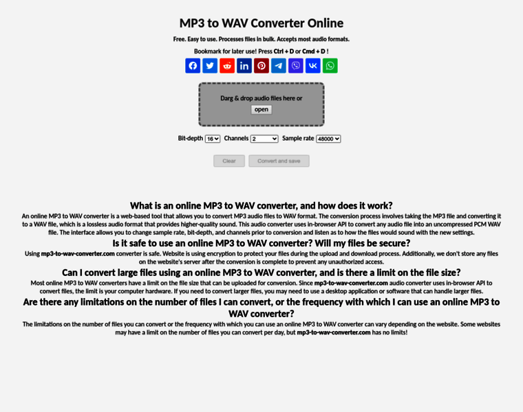 Mp3-to-wav-converter.com thumbnail