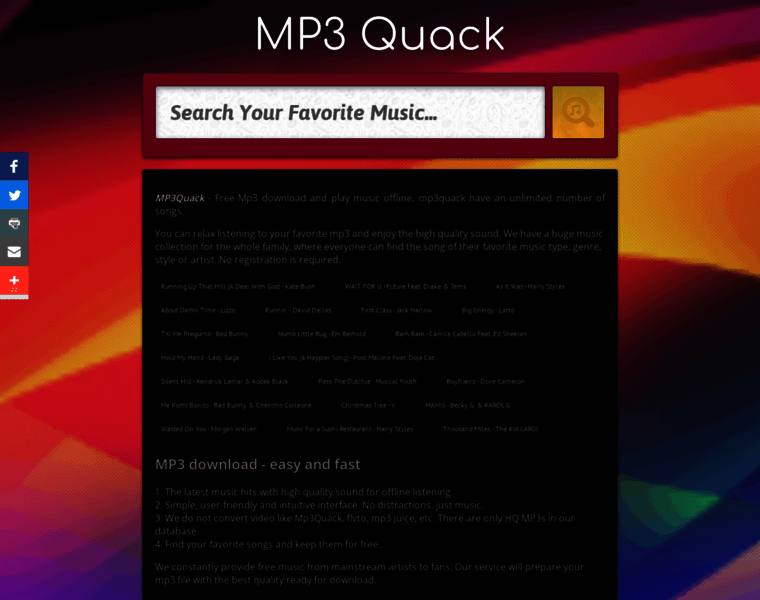 Mp3quacks.net thumbnail Mp3quacks.net thumbnail