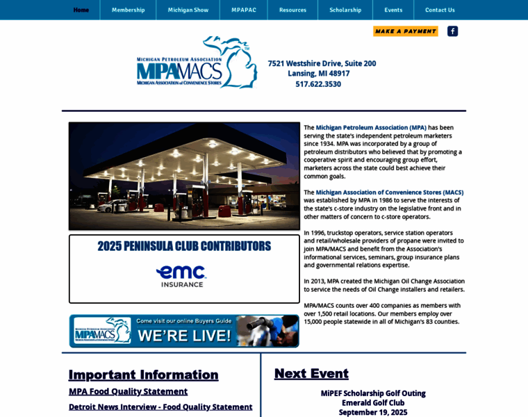 Mpamacs.org thumbnail