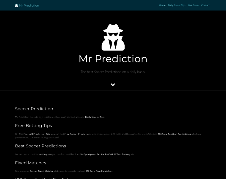 Mr-prediction.com thumbnail