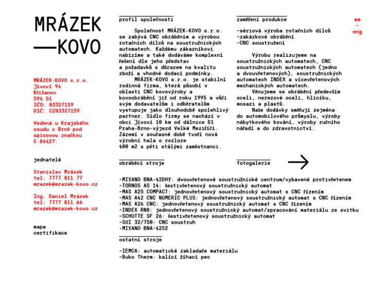 Mrazek-kovo.cz thumbnail