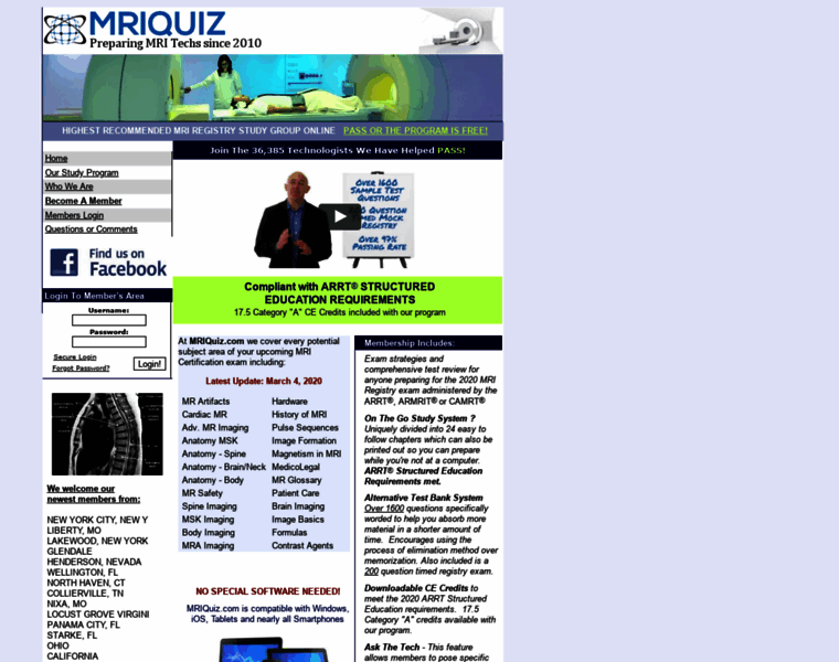 Mriquiz.com thumbnail