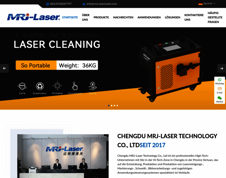 Mrj-laser.com thumbnail