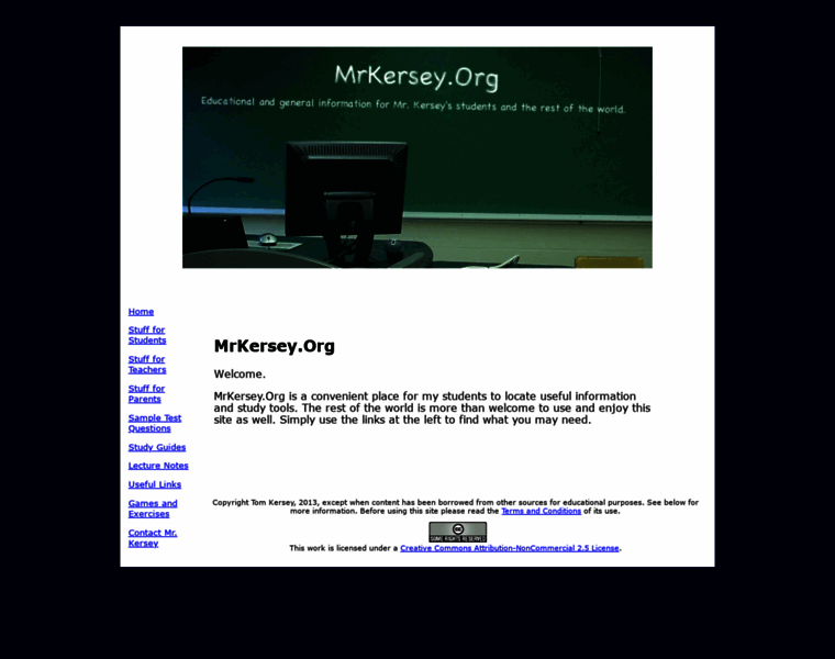 Mrkersey.org thumbnail