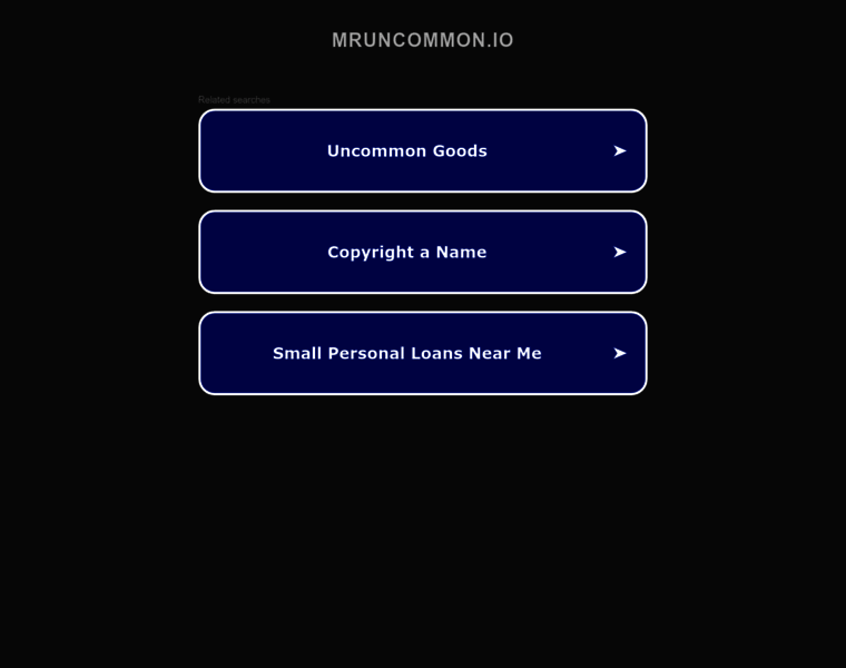 Mruncommon.io thumbnail