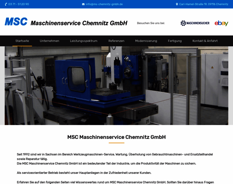 Msc-maschinenservice.chemnitzer-webdesign.de thumbnail